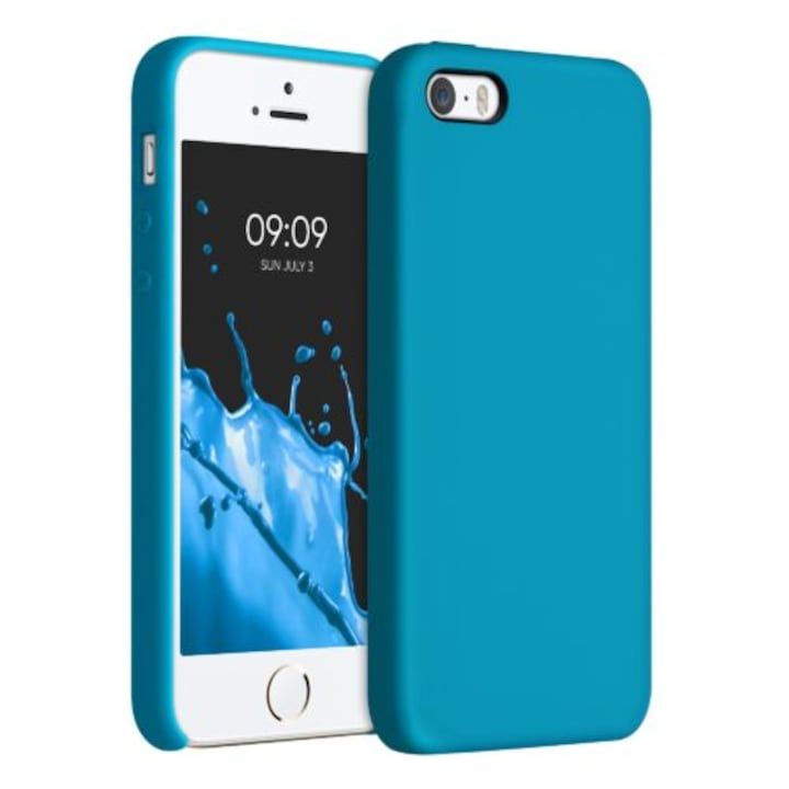 Telefontok iPhone 5 / iPhone 5s / iPhone SE, szilikon, kék, 42766.224