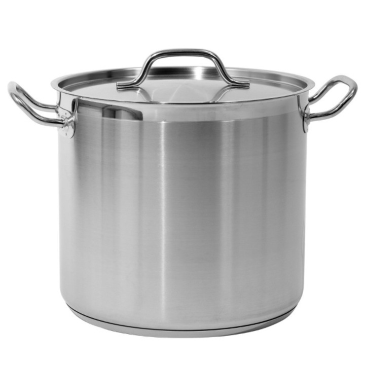 Oala cu capac din inox YATO, 15.4 L, 28x24 cm