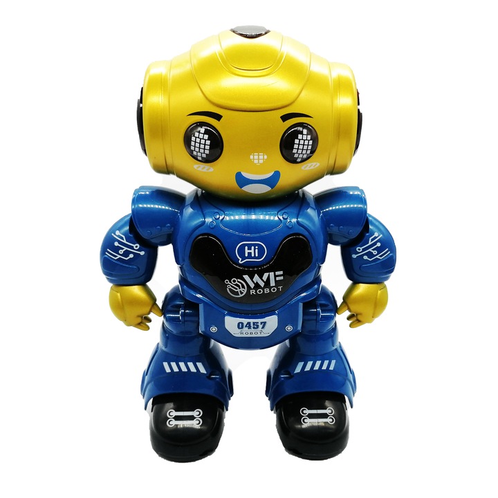 Robot inteligent Vision, interactiv, albastru