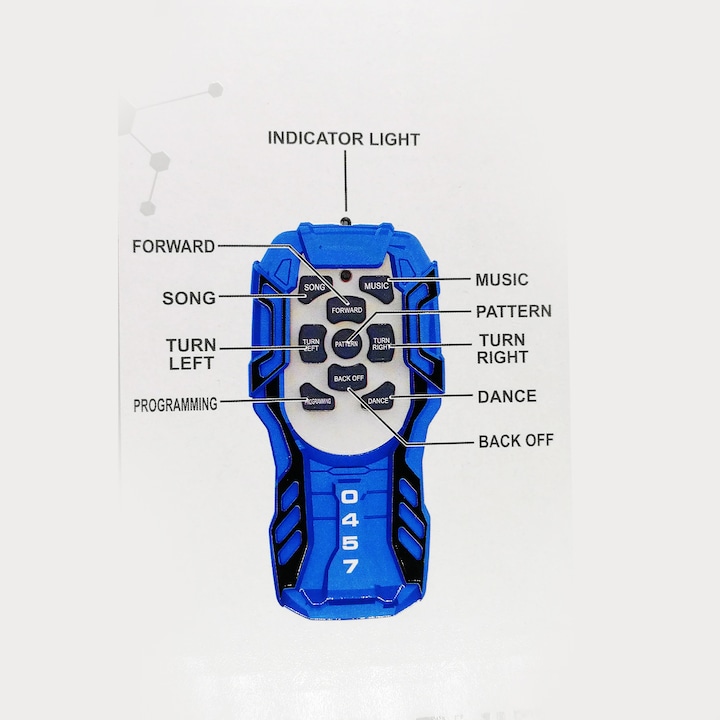 Robot interactiv pentru copii, cu telecomanda