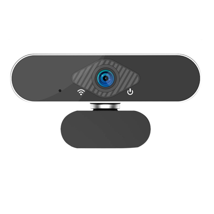 Camera Web JustZEN™ WCA-21 Pro, Webcam, Microfon, Auto-Focus, rezolutie 1920*1080P @30fps, Plug & Play, negru