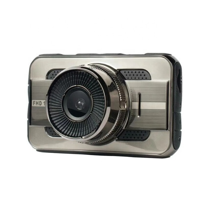 Camera auto DVR PYRAMID® T669, FullHD 1080P, display 3 inch, night vision, filmare 140 grade, WDR, inregistrare in bucla, PY-T669