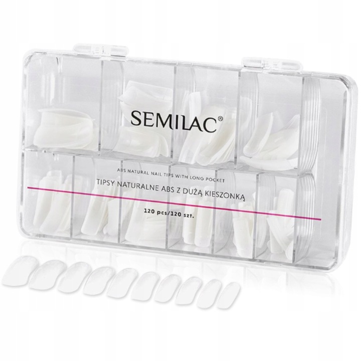 Tips Semilac Milk, 120бр., Бяло