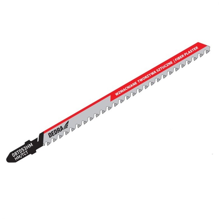 Dedra dekopírfűrészlap 132/106 mm üvegszálas műanyaghoz 2 db/csomag