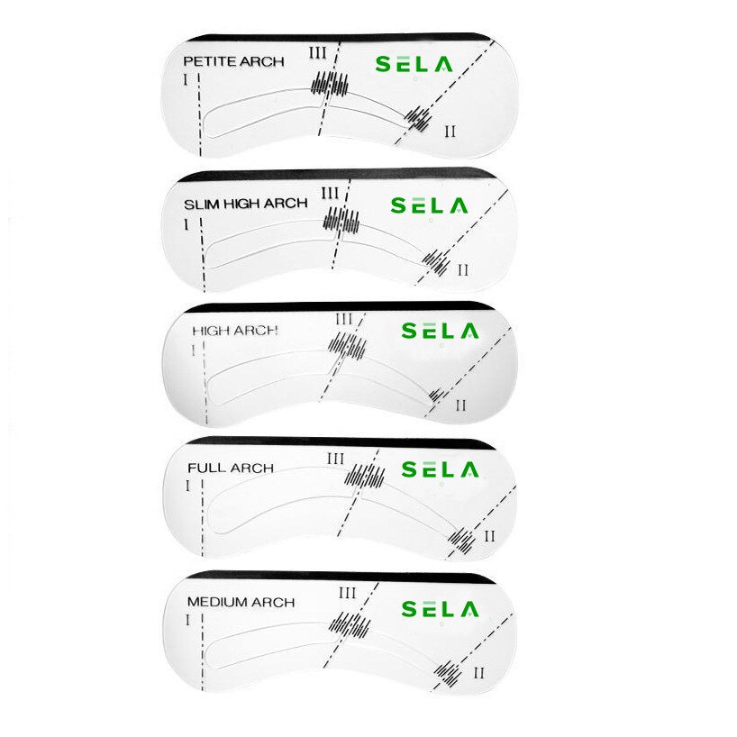 Set 5 Sabloane Pentru Sprancene, Sela