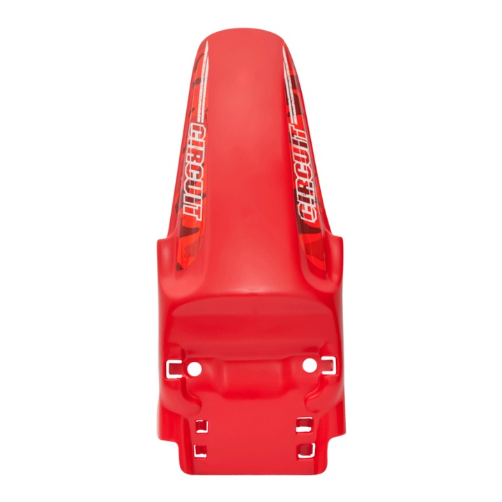 Aripa spate RCF pentru motocicleta, Polipropilena, Protectie UV, Rosu