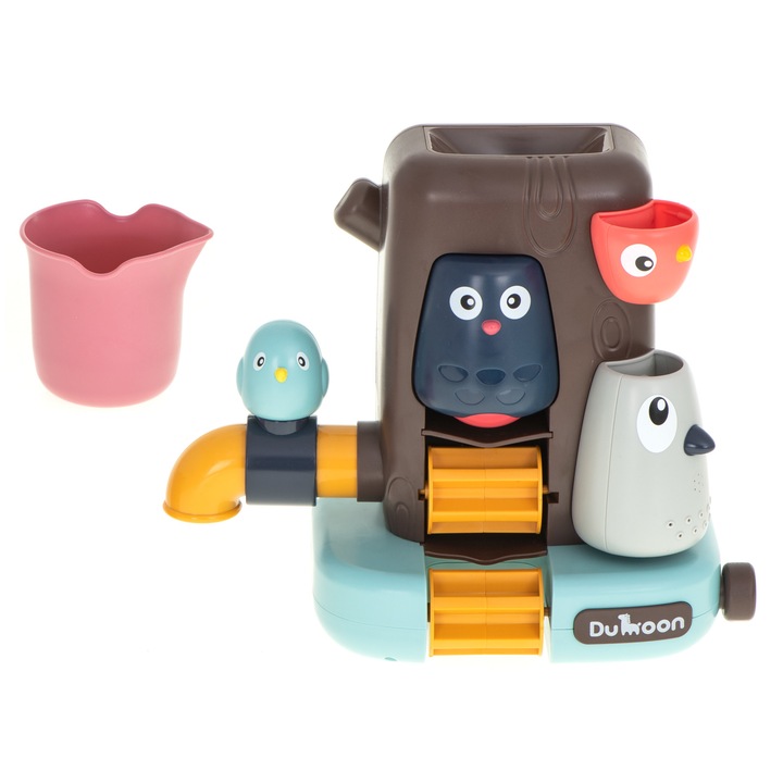 Забавна детска играчка Zola®, модел на птица, с вендузи, многоцветна