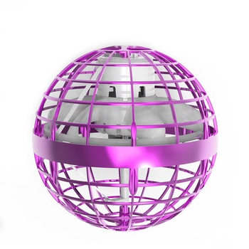 Minge Zburatoare RoveZone®, cu LED-uri, tip OZN/Drona, incarcare cu USB, Roz Minge Zburatoare RoveZone®, cu LED-uri, tip OZN/Drona, incarcare cu USB, Roz