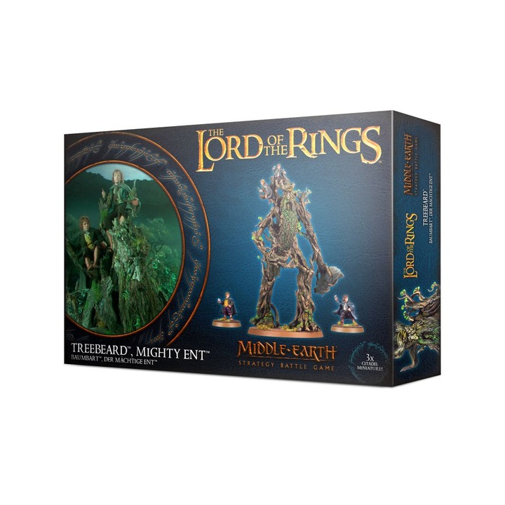 Pachet Miniaturi Middle Earth, Games Workshop, Treebeard, Mighty Ent, 3 miniaturi