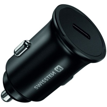 Incarcator auto Swissten pd3.0 45w, Black