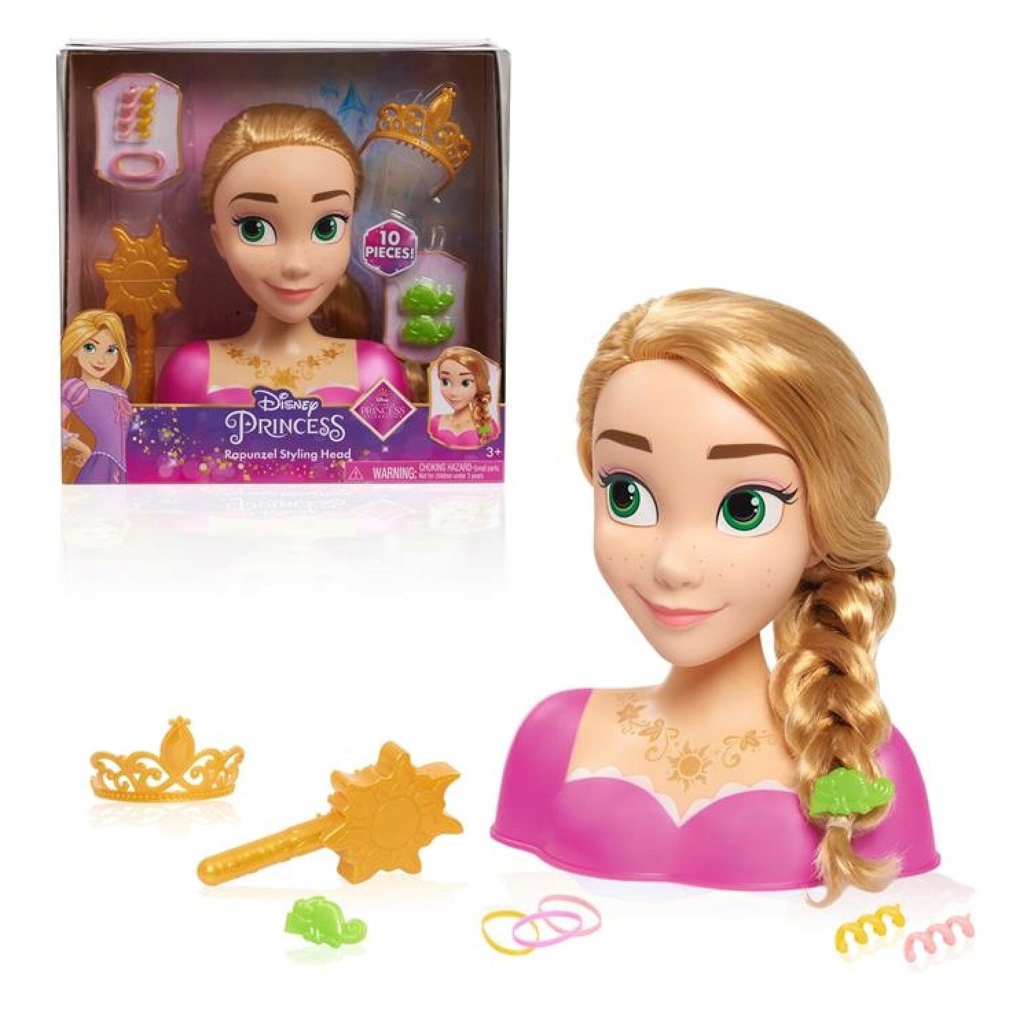 Go up batch Holdall Cap de papusa pentru coafat, Disney Princess Rapunzel, multicolor - eMAG.ro