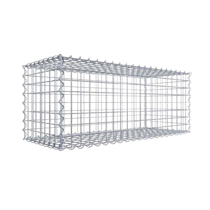 Gabion, Sarma, 100x40x40 cm, 4mm, Argintiu
