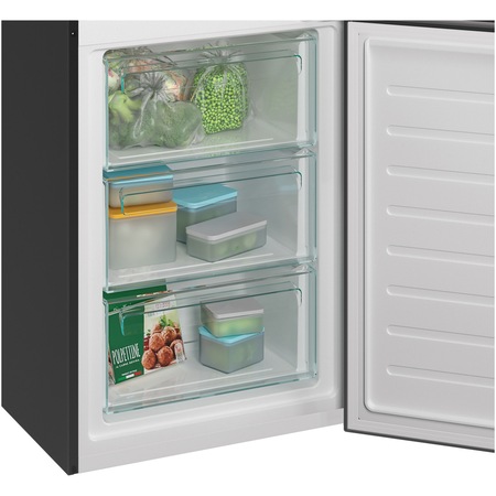 Combina frigorifica Candy CCE3T618FB, 342 l, Total NoFrost, Super Cooling, Clasa F, H 185 cm, Negru