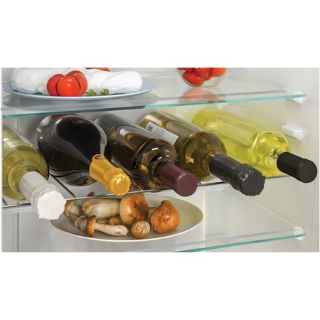 Combina frigorifica Candy CCE7T618EX, 341 l, Total NoFrost, WiFi, Super Freezing, Raft sticle, Clasa E, H 185 cm, Inox