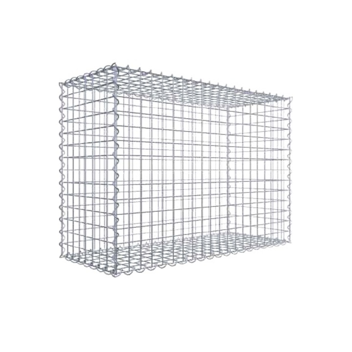 Gabion, Sarma, 100x70x40 cm, 4mm, Argintiu