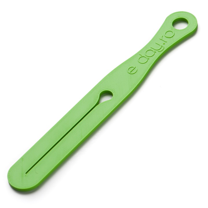 Storcatorul de pasta de dinti - latime maxima 6 cm, e-day, verde, 16 x 2 x 0.3 cm