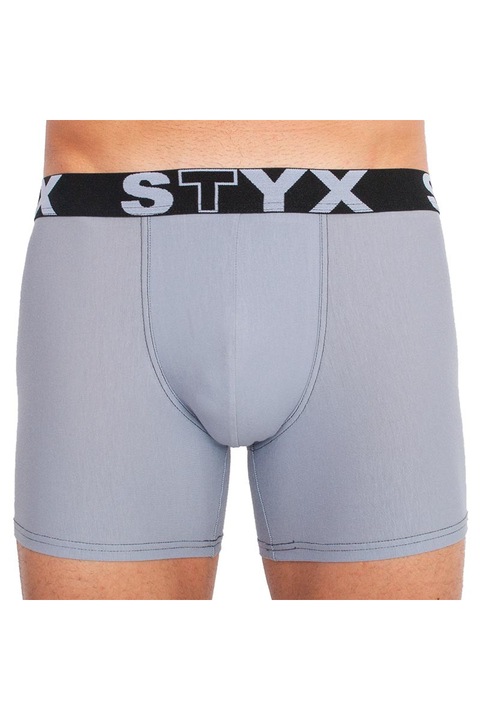 Boxeri barbati, Styx Classic U1067, Bumbac, M, Gri