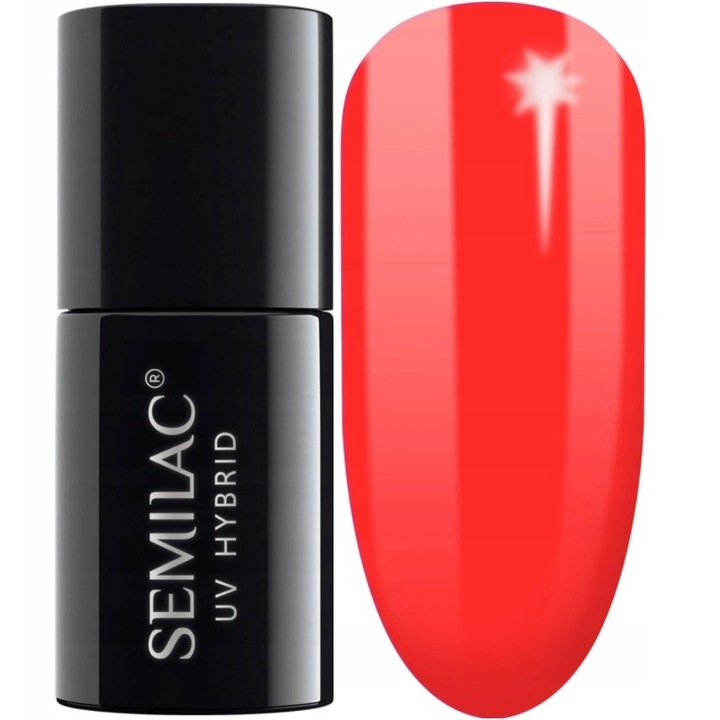 Semilac hibrid körömlakk, 570 Neon Watermelon, 7 ml