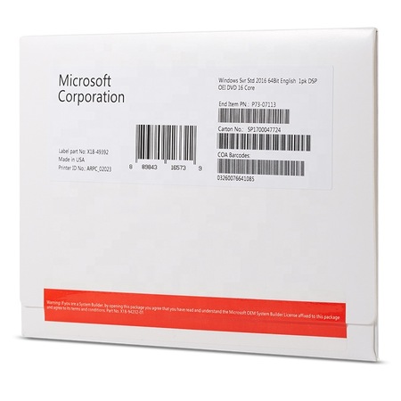 Licenta Windows Server Standard 2016 64Bit English 1pk DSP OEI DVD 16 ...