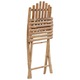 Set scaune de gradina pliabile vidaXL, cu perne, 2 buc., bambus 3063990
