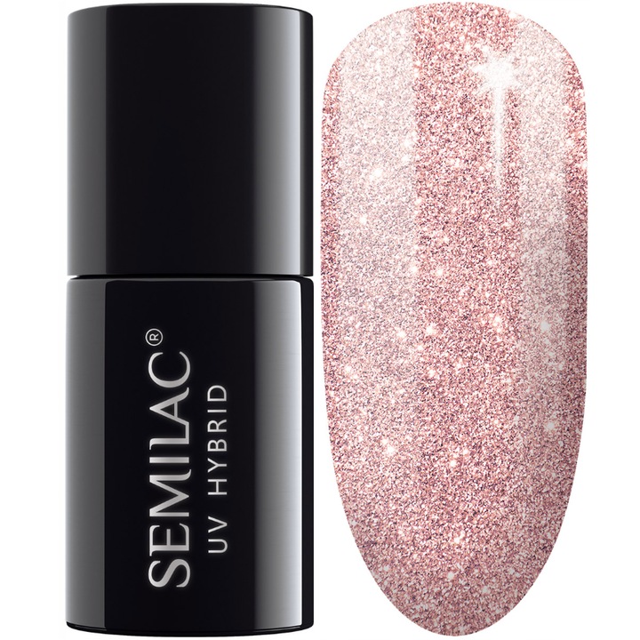 Oja semipermanenta Semilac, 179, Midnight Samba, UV, LED, 7 ml