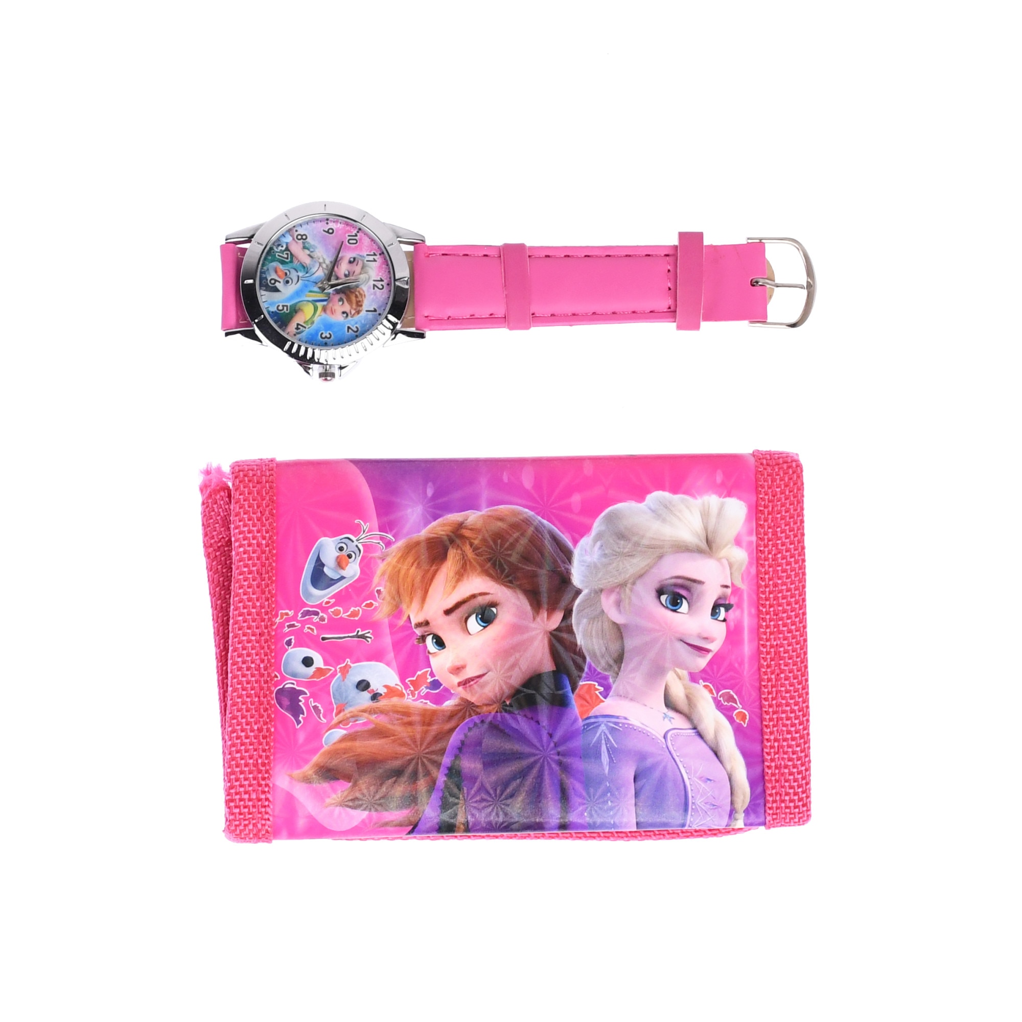 Set ceas si portofel pentru copii, de jucarie, cu Frozen - M3018B