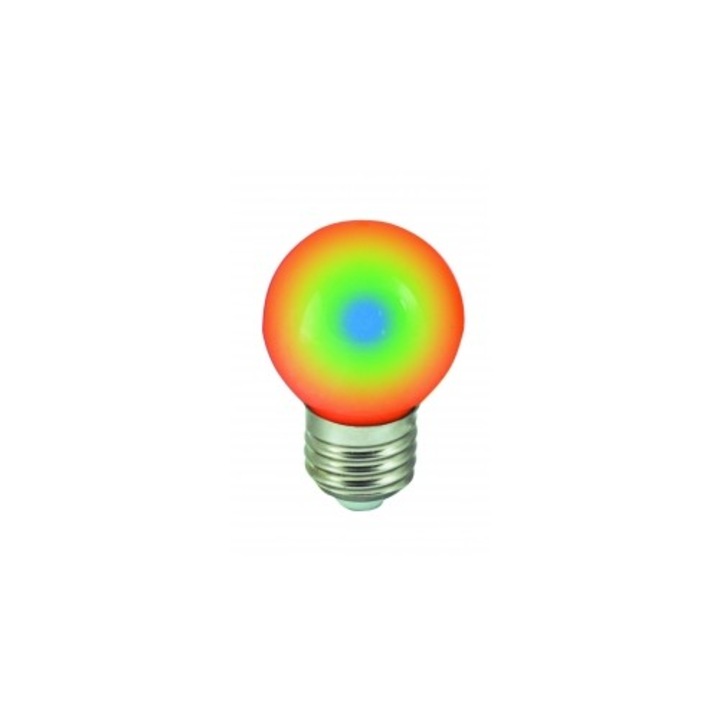 LED лампа RGB, 1W