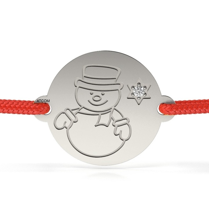 Диамантена гривна от бяло злато модел Nasturel