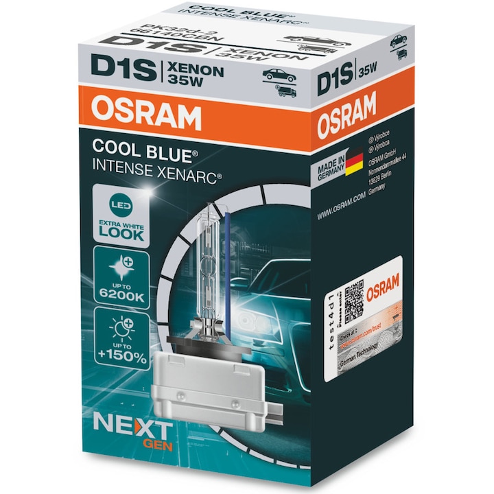 Bec xenon OSRAM D1S, 35W , CBI NEXT GEN , cutie 1 bucata