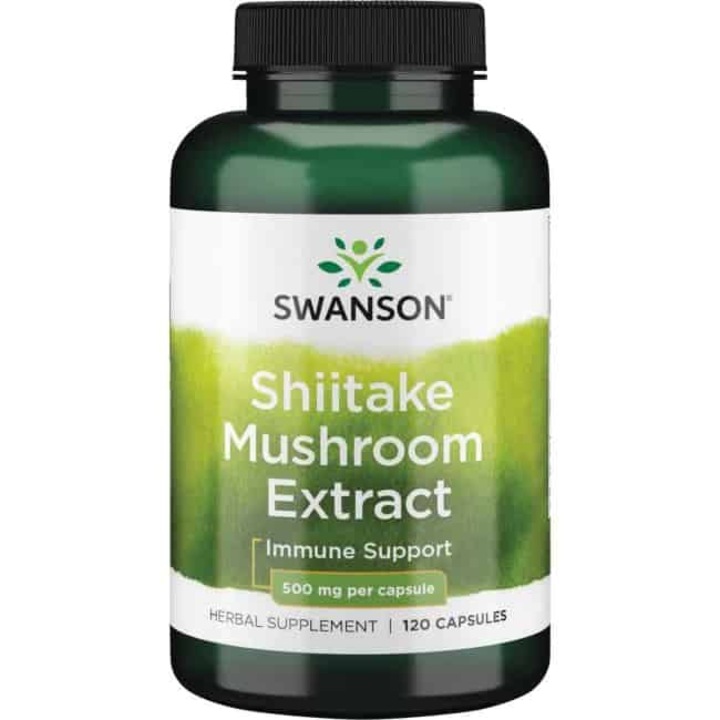 Supliment alimentar Shiitake, Swanson, 120 capsule