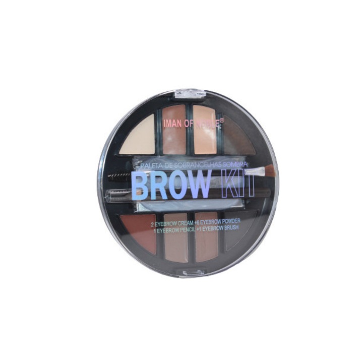 Trusa Fard Sprancene, Iman Of Noble, sablon inclus, 01