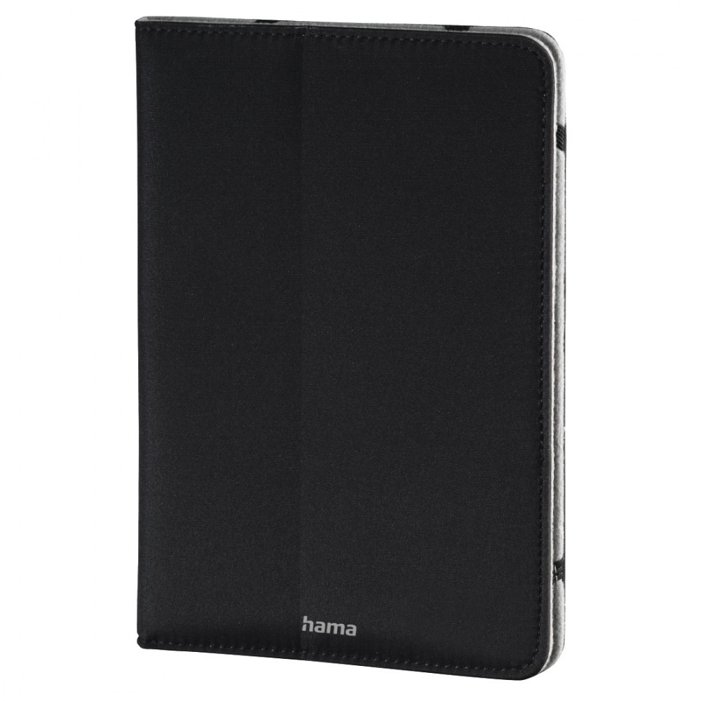 Suport universal pentru husa pentru tableta, HAMA, Strap, Piele ecologica, 24 - 28 cm, 9.5 - 11", Negru