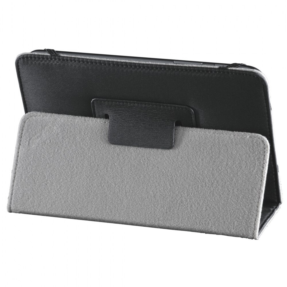 Suport universal pentru husa pentru tableta, HAMA, Strap, Piele ecologica, 24 - 28 cm, 9.5 - 11", Negru