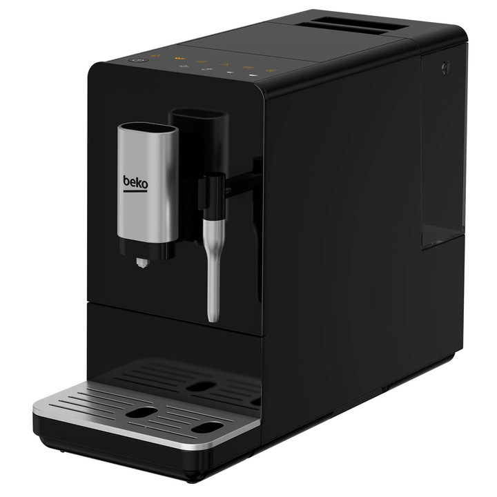 Автоматична еспресо кафемашина BEKO CEG3192B, 1.5л, 1350W, 19 бара, Черен/Сребрист