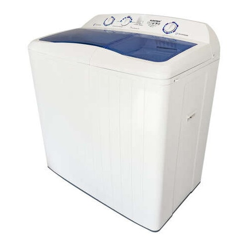 Masina semiautomata de spalat Albatros WMS 10.3, Cantitate rufe uscate 10 kg, Cantitate rufe stoarcere 5 Kg, Capac cuva detasabil, Alimentare apa rece sau calda, Alb/Allbastru