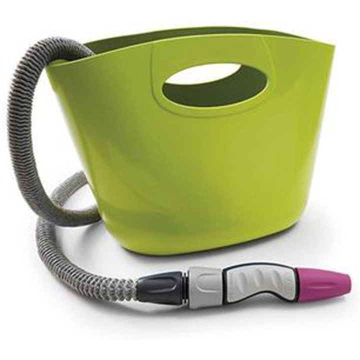 GF Hosszabbítható kerti tömlő 05 - 15 m Aquapop 15 Garden, tartozékokkal, zöld