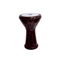 Mini Model Tarabana, VD -DARBUKA , SK-2040 , fata diametrul 15cm, inaltime 30.5cm, cul. negru cu rosu