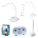 Lampa LED, Esperanza Acrux ELD103W, brat flexibil 21 cm, alimentare duala, cablu 110 cm, 4 x AAA, alba