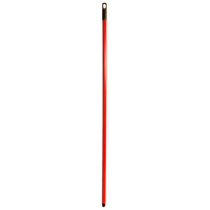 Coada metalica pentru mop - matura, 110cm, Rosu