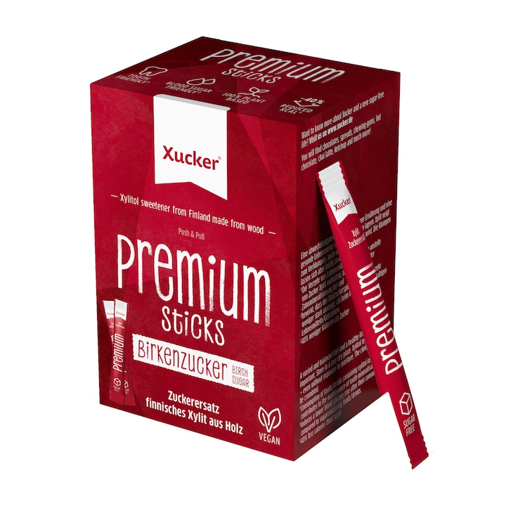 Zahar Xylitol Xucker Premium cutie 200 gr (50 plicuri)