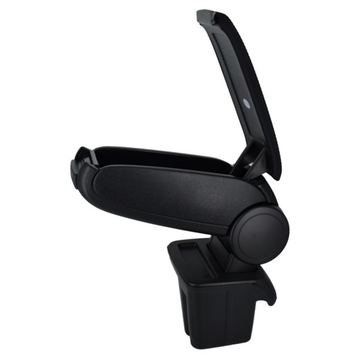 Cotiera dedicata reglabila, cu compartiment depozitare neagra, compatibila Ford Focus III 2015-2018