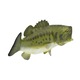 Figurina - Large Mouth Bass, Verde, 7.6 cm