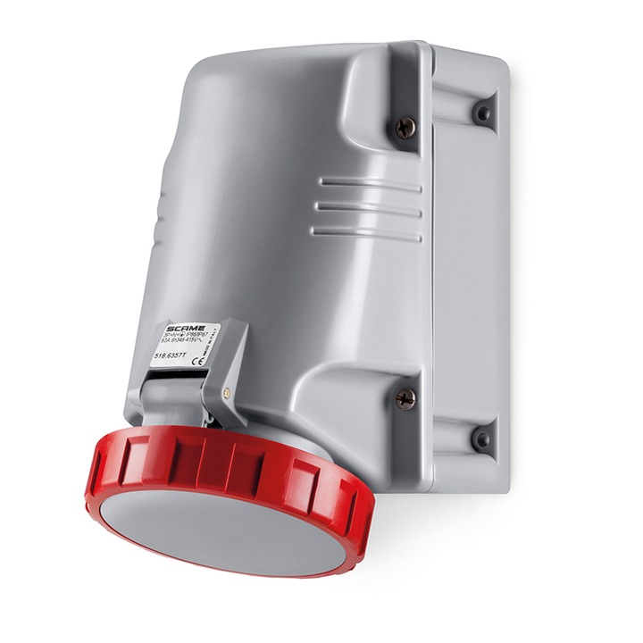 Приложен контакт 63A 3P NE 6h 346-415V, Scame