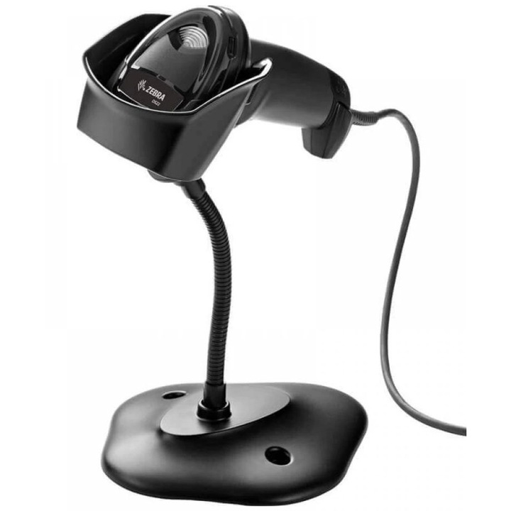 Cititor coduri de bare Zebra DS4608-SR USB Stand Inclus Black