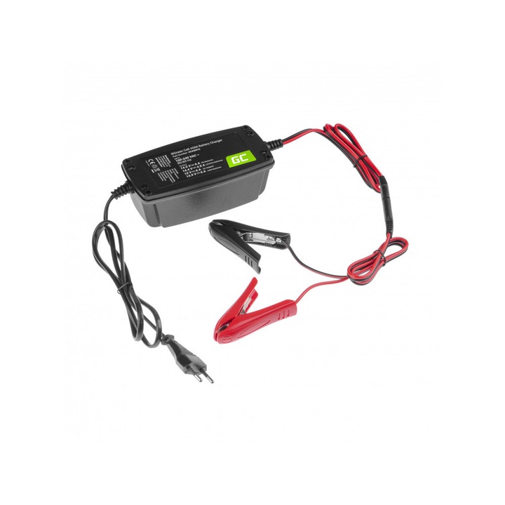 Incarcator 12V 6A Green Cell pentru acumulatori stationari etansi plumb-acid VRLA SLA AGM GEL