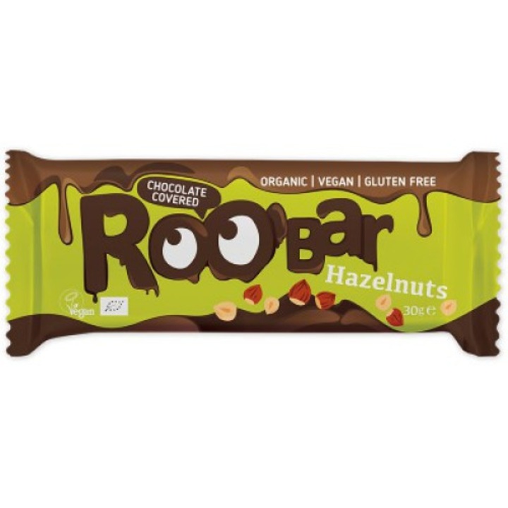 Roo bar bio nyers csokival bevont törökmogyoró szelet 30 g