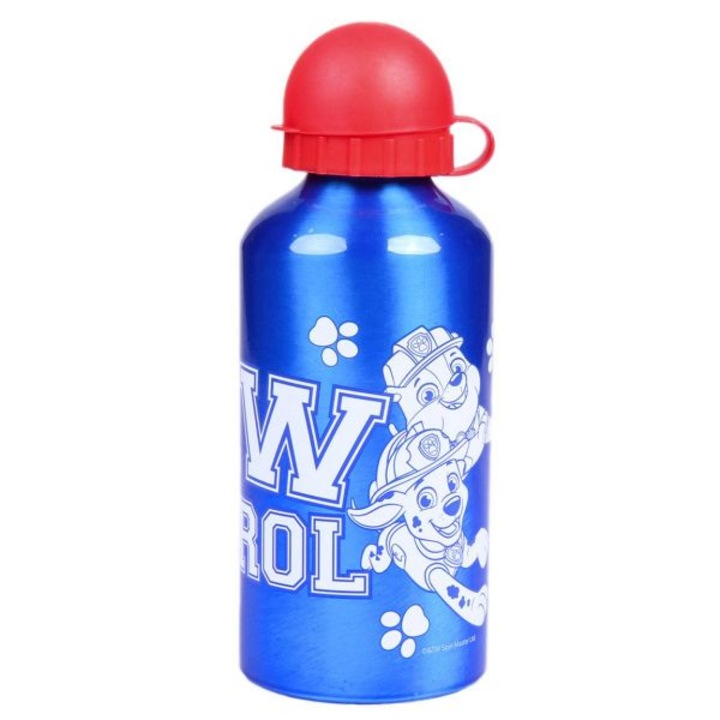Sticla Cerda din aluminiu, Paw Patrol, 500 ml, Albastru/Rosu