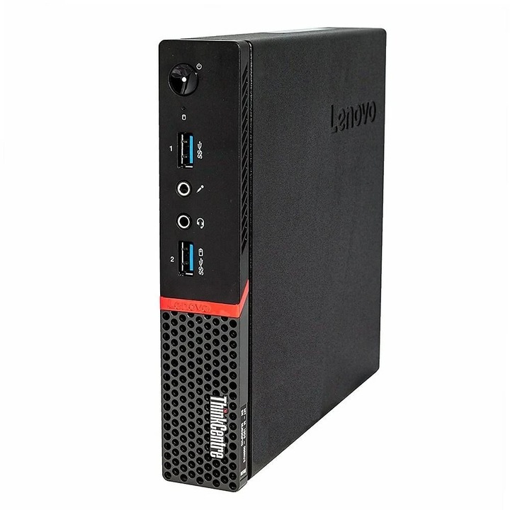 Mini PC Lenovo M700 cu procesor Intel® Core™ i5-6400T pana la 2.80GHz, Memorie 8GB, 256GB SSD, Video Integrat Intel® HD Graphics 530