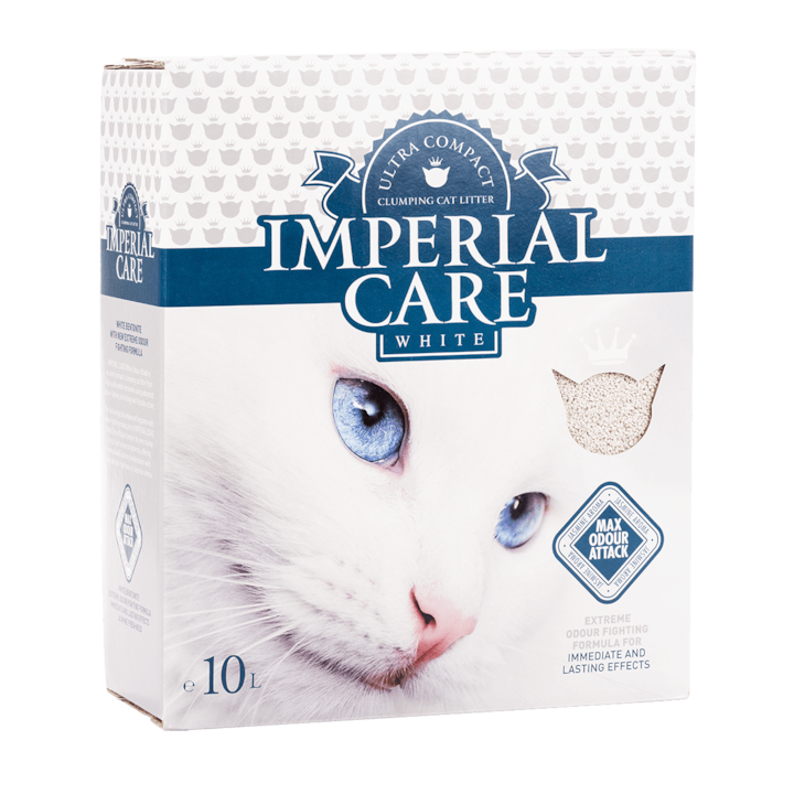 Asternut igienic pentru pisici Imperial Care White Odour Attack, 10L