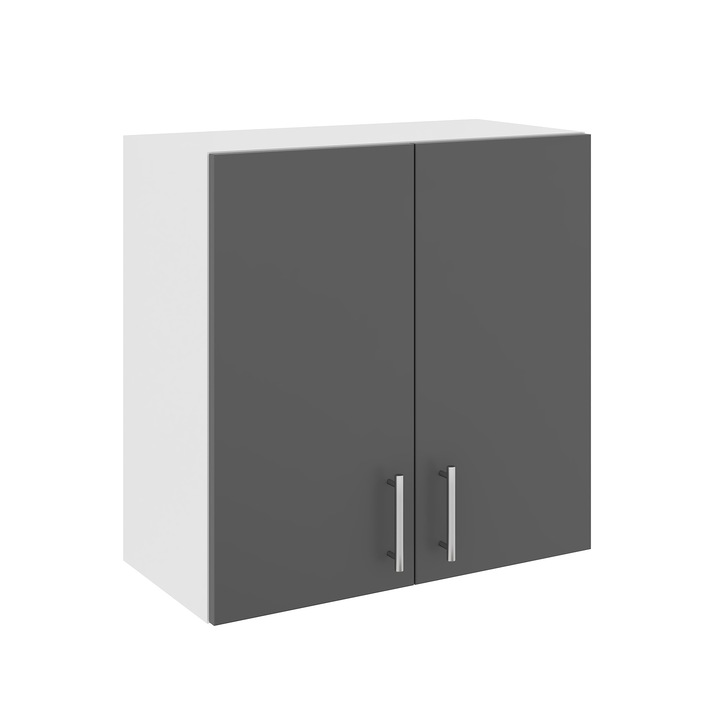 Corp Superior haaus Karo, 2 Usi, Antracit/Alb, 60 x 30 x 60 cm